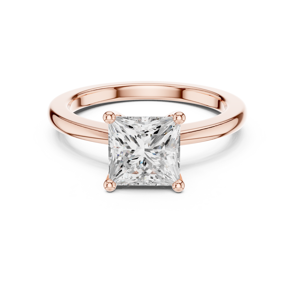 Princess Cut Solitaire Engagement Ring