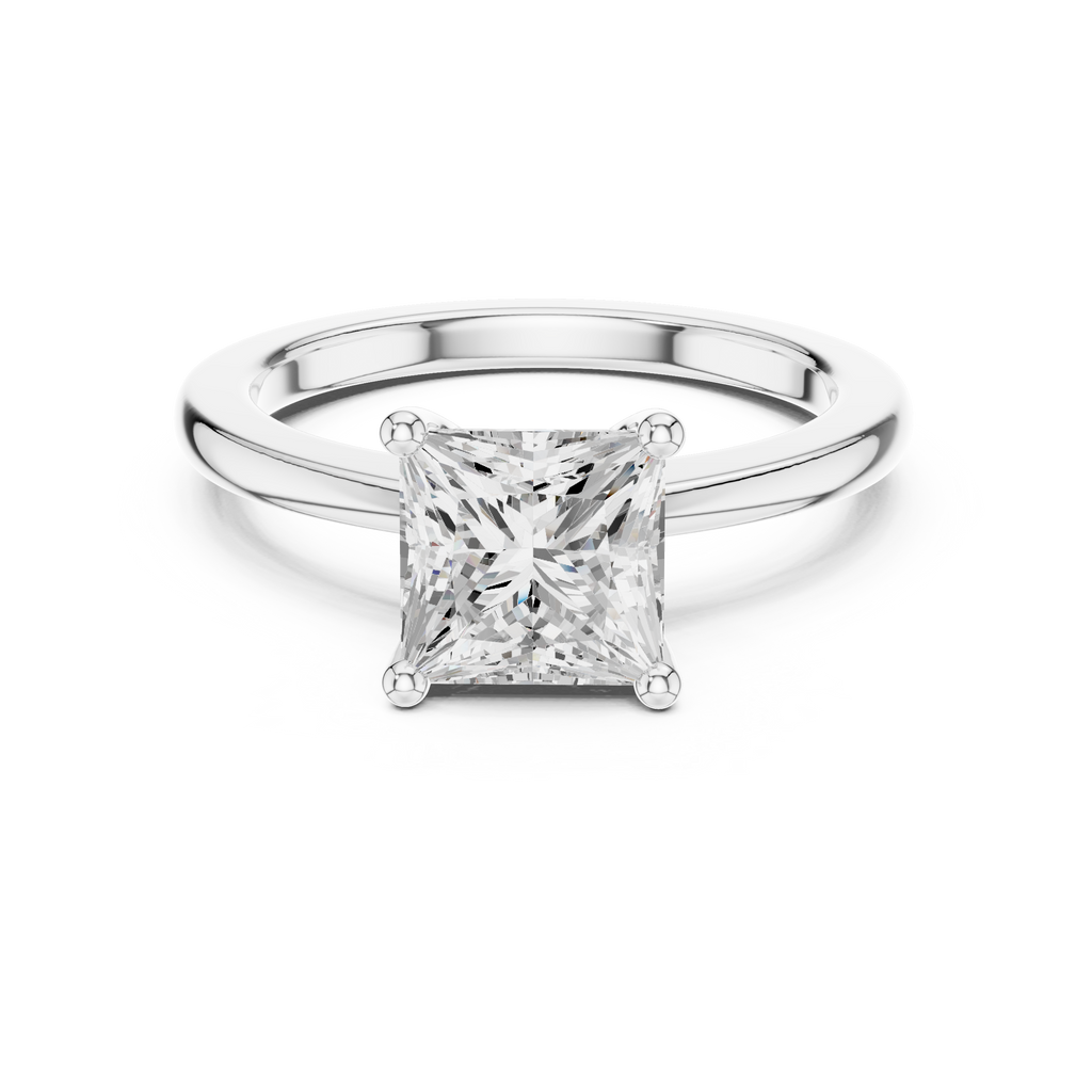 Princess Cut Solitaire Engagement Ring