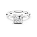 Princess Cut Solitaire Engagement Ring