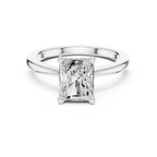 Radiant Cut Solitaire Engagement Ring