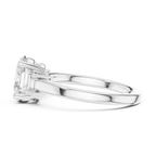Oval Cut Three Stone Diamond Engagement Ring