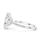 Marquise Cut Pavé Diamond Engagement Ring