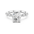 1.67 CT Oval Cut Diamond Three Stone Engagement Ring