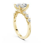 1.67 CT Oval Cut Diamond Three Stone Engagement Ring