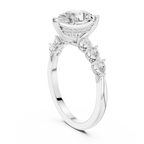 1.60 CT Pear Cut Diamond Three Stone Engagement Ring