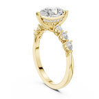 1.60 CT Pear Cut Diamond Three Stone Engagement Ring
