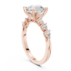 2.00 CT Round Brilliant Diamond Three Stone Engagement Ring