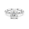 2.00 CT Round Brilliant Diamond Three Stone Engagement Ring
