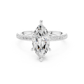 1.50 CT Marquise Cut Diamond Marquise Side Stone Engagement Ring