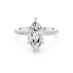 1.50 CT Marquise Cut Diamond Marquise Side Stone Engagement Ring