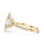 1.50 CT Marquise Cut Diamond Marquise Side Stone Engagement Ring
