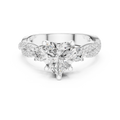 2.58 CT Heart Cut Diamond Infinity Twist Engagement Ring