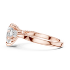 2.16 CT Princess Cut Three-Stone Diamond Engagement Ring