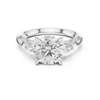 2.38 CT Round Brilliant Three-Stone Diamond Engagement Ring