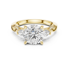 2.38 CT Round Brilliant Three-Stone Diamond Engagement Ring