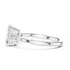 1.80 CT Emerald Cut Three-Stone Diamond Engagement Ring