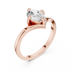 0.90 CT Solitaire Oval Diamond Engagement Ring