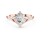 0.90 CT Solitaire Oval Diamond Engagement Ring