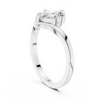0.90 CT Solitaire Oval Diamond Engagement Ring