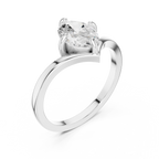 0.90 CT Solitaire Oval Diamond Engagement Ring