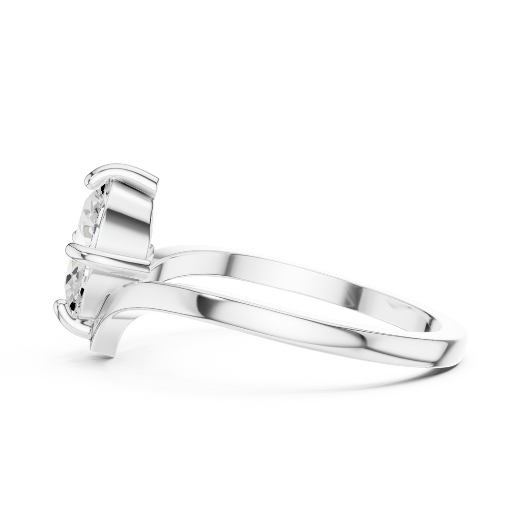 0.90 CT Solitaire Oval Diamond Engagement Ring