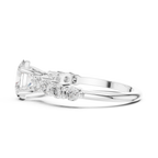 Oval Diamond Pavé Engagement Ring