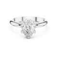 Pear Cut Solitaire Diamond Engagement Ring