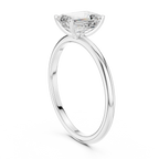 Emerald Cut Solitaire Engagement Ring