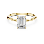 Emerald Cut Solitaire Engagement Ring