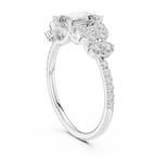 Emerald Cut Vintage Diamond Engagement Ring