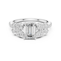 Emerald Cut Vintage Diamond Engagement Ring