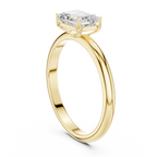 Emerald Cut Solitaire Diamond Engagement Ring