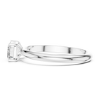 Emerald Cut Solitaire Diamond Engagement Ring