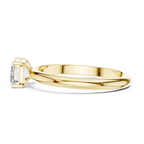 Emerald Cut Solitaire Diamond Engagement Ring