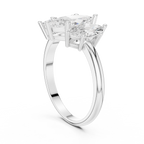 Three Stone Marquise Diamond Engagement Ring