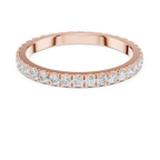 Minimalist Diamond Eternity Wedding Band Ring