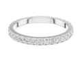 Minimalist Diamond Eternity Wedding Band Ring