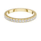 Minimalist Diamond Eternity Wedding Band Ring