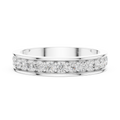 Channel Set Diamond Eternity Wedding Band in Rose Gold