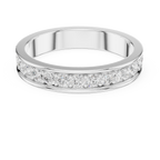 Channel Set Diamond Eternity Wedding Band in Rose Gold