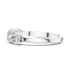Five Stone Round Diamond Anniversary Ring in Rose Gold