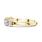Five Stone Round Diamond Anniversary Ring in Rose Gold
