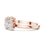 Five Oval Cut Diamond Anniversary Ring in Rose Gold