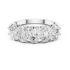 Five Oval Cut Diamond Anniversary Ring in Rose Gold