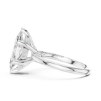 2.50 CT Marquise Cut Cathedral Diamond Engagement Ring with Hidden Pavé Gallery