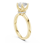 1.50 CT Heart Cut Solitaire Diamond Engagement Ring with Hidden Halo