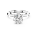 1.50 CT Heart Cut Solitaire Diamond Engagement Ring with Hidden Halo