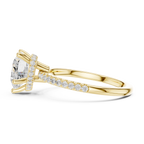2.00 CT Heart Cut Diamond Hidden Halo Pavé Engagement Ring