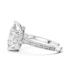 2.80 CT Pear Diamond Three Stone Vintage Engagement Ring