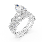 Marquise Cut Multi-Row Diamond Statement Ring